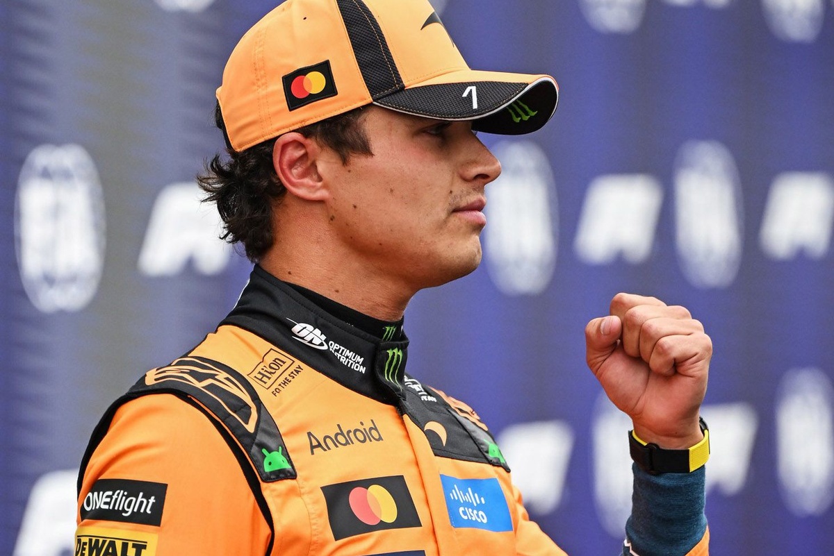 F1: Norris ficou "um pouco surpreso" com a pole em Zandvoort